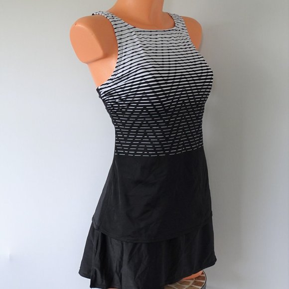 Reebok Endless Endurance 2Pc Skirted Tankini Set - Picture 3 of 4